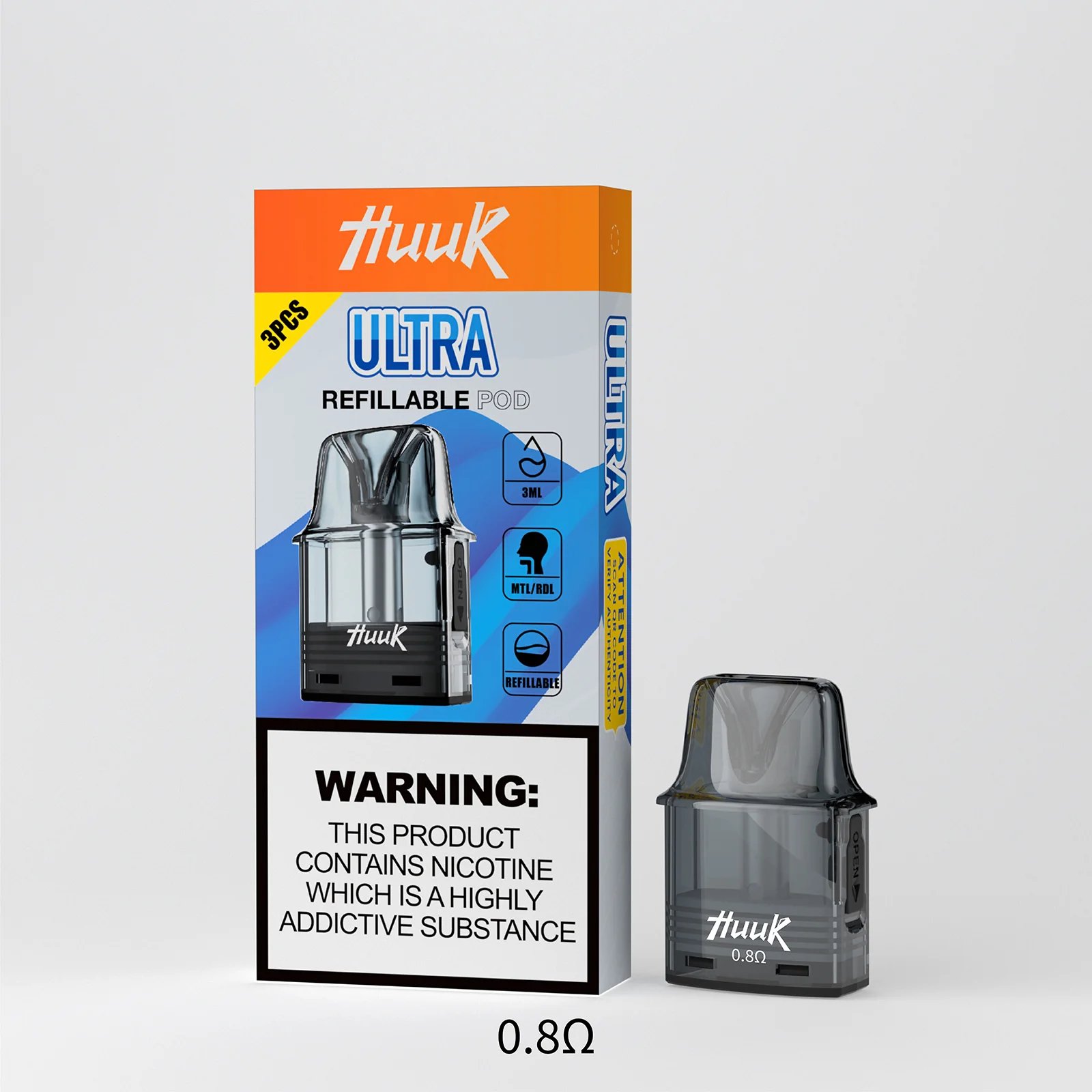 MEHA HUUK 1350mAh 注油主機 27W 強勁輸出續航怪獸 超大電力撐整天 爆發力之王 1350mAh巨量電力 台灣現貨秒發 - 图片 9