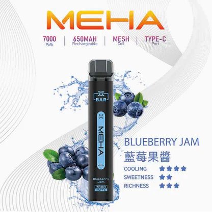 MEHA XBAR 魅嗨小黑條 7000 領航級極強冰感體驗 重塑沁涼入喉的純淨爽快感 3% 黃金比例擊喉力 搭配650mAh穩健電力 台灣現貨 - 图片 17