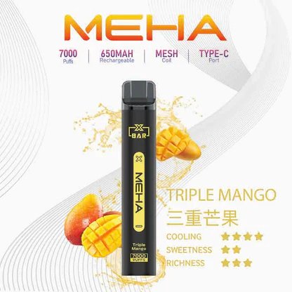 MEHA XBAR 魅嗨小黑條 7000 領航級極強冰感體驗 重塑沁涼入喉的純淨爽快感 3% 黃金比例擊喉力 搭配650mAh穩健電力 台灣現貨 - 图片 18